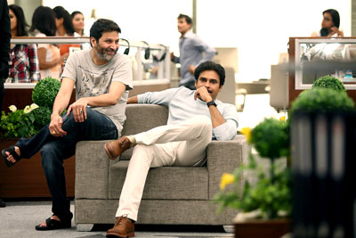 Trivikram Stills From the Sets of PSPK25